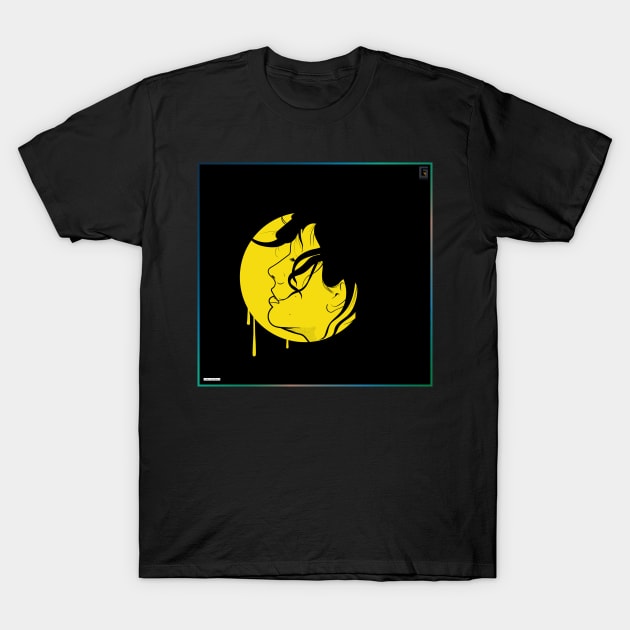 Girl in black and Yellow T-Shirt by Frajtgorski